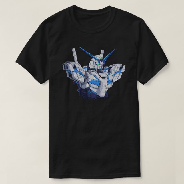 Camiseta RX-0 Unicorn Gundam Perfectibility (Blue) Sticker (Diseño del anverso)