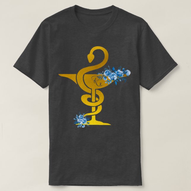 Camiseta Rx Caduceus Art Bowl de Hygieia 3 (Diseño del anverso)