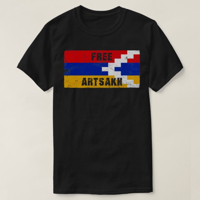 Camiseta RxTp usado de Free Artsakh (Diseño del anverso)
