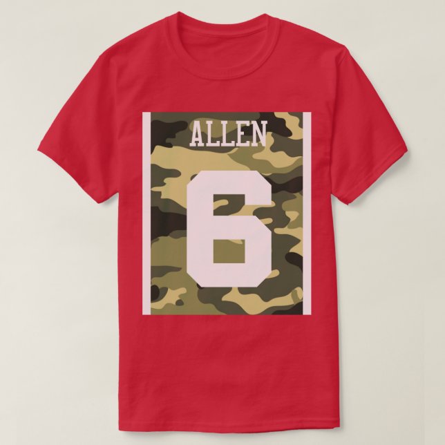 CAMISETA RYAN ALLEN (Diseño del anverso)