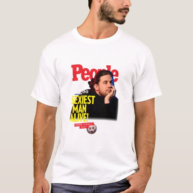 Camiseta Ryan Magee Sexiest hombre vivo COO de Supermega  (Anverso)