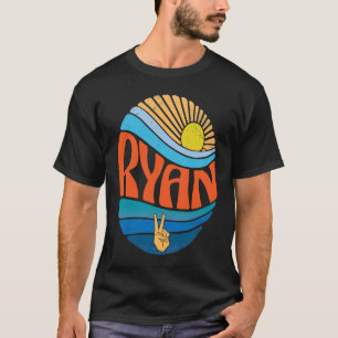 Camiseta Ryan Vintage Sunset Ryan Groovy Tie Dye