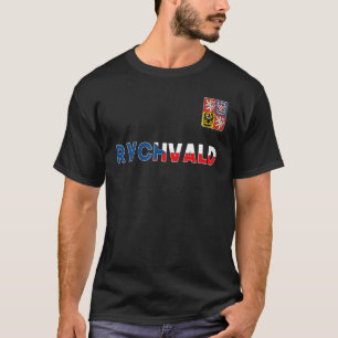 Camiseta Rychvald República Checa Bandera Del Corazón Cubie