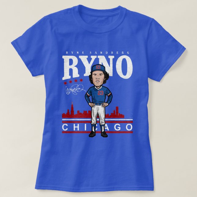 Camiseta Ryne Sandberg Toon (Diseño del anverso)
