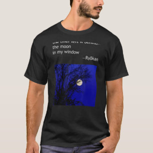 Camiseta Ryokan Ryokwan Haiku Ladrón de poemas dejado detrá