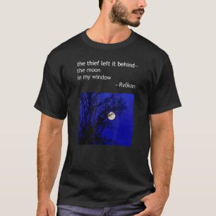 Camiseta Ryokan Ryokwan Haiku Ladrón de poemas dejado detrá