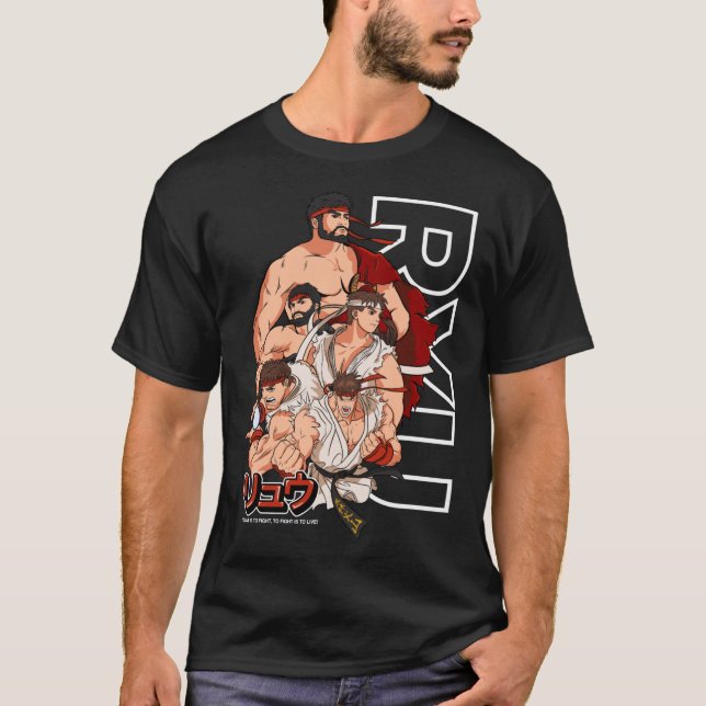 Camiseta Ryu friend family (Anverso)