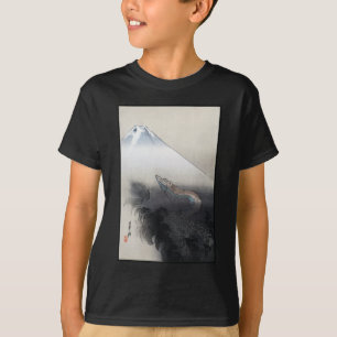 Camiseta Ryu Shoten: Dragón ascendente sobre Fuji, Japón