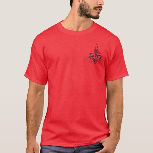 Camiseta S10 de cuerpo cuadrado (Anverso)