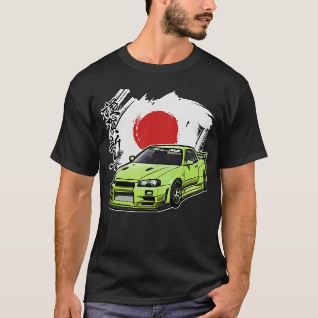 Camiseta S2 Auto de deriva de deriva (104) (Anverso)