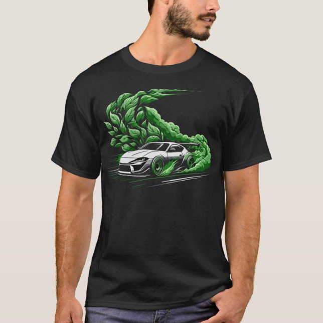 Camiseta S2 Auto de deriva de deriva (116) (Anverso)