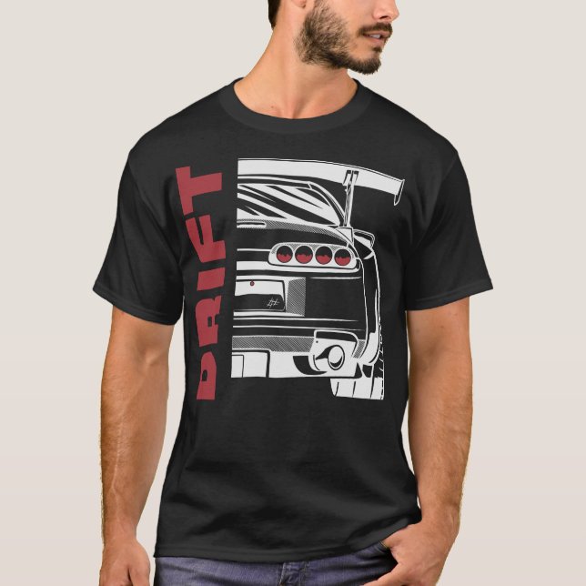 Camiseta S2 Auto de deriva de deriva (192) (Anverso)
