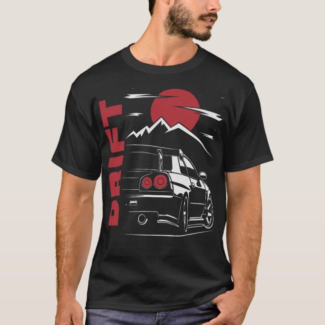 Camiseta S2 Auto de deriva de deriva (2) (Anverso)