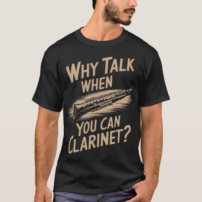 Camiseta S2 Clarinet Clarinetist (118) (Anverso)