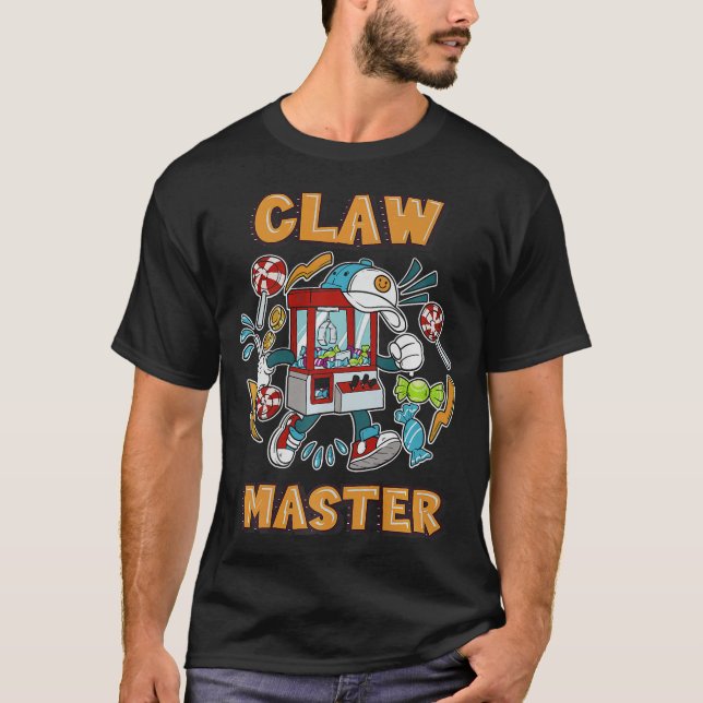 Camiseta S2 Claw Crane Arcade Plush Grabber (26) (Anverso)