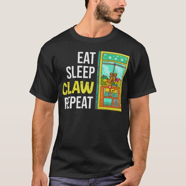 Camiseta S2 Claw Crane Arcade Plush Grabber (41) (Anverso)