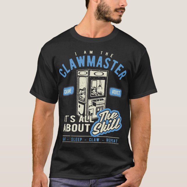 Camiseta S2 Claw Crane Arcade Plush Grabber (5) (Anverso)