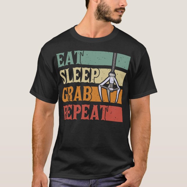 Camiseta S2 Claw Crane Arcade Plush Grabber (86) (Anverso)