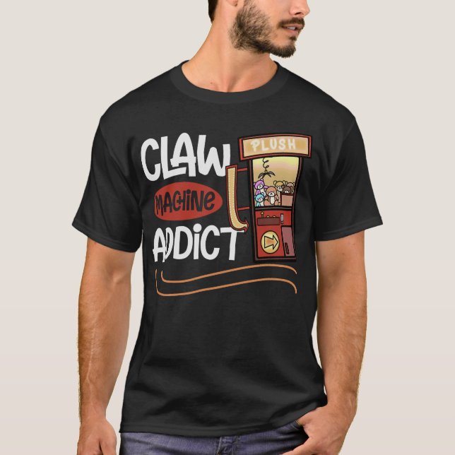 Camiseta S2 Claw Crane Arcade Plush Grabber (89) (Anverso)