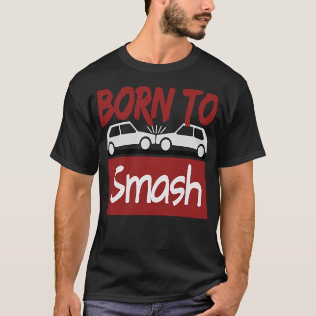 Camiseta S2 Demolición Derby Smashing Cars (64) (Anverso)