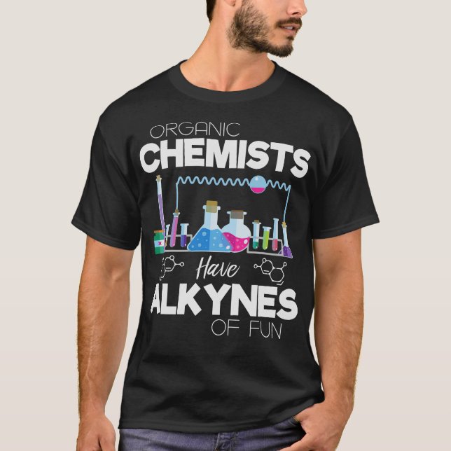 Camiseta S2 Experimento de laboratorio químico en química d (Anverso)