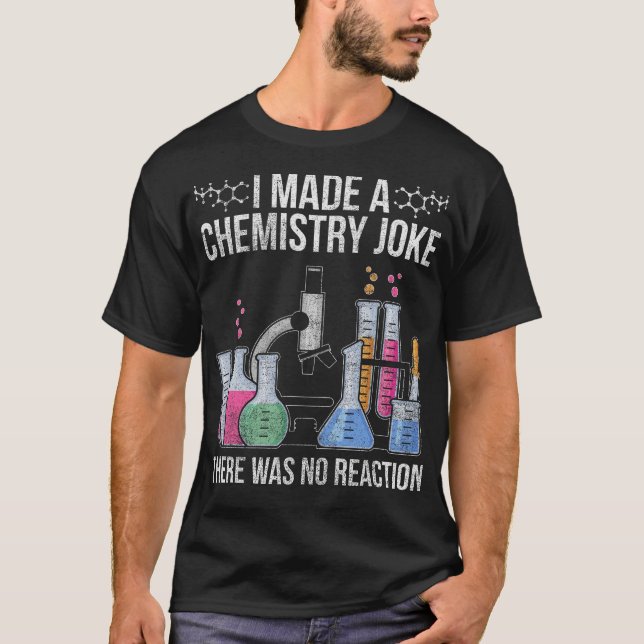 Camiseta S2 Experimento de laboratorio químico en química d (Anverso)