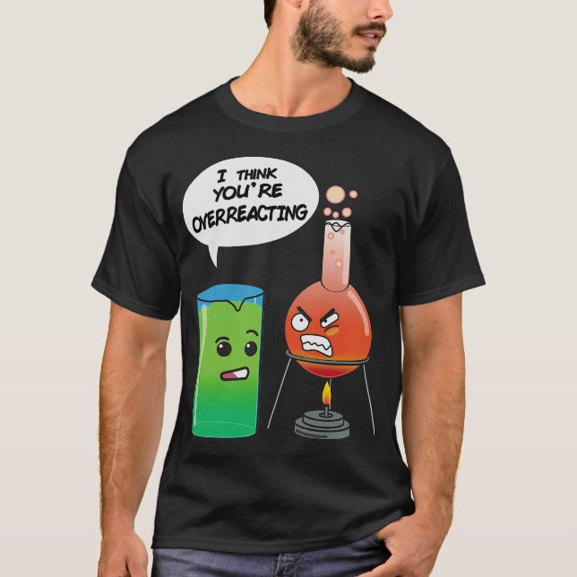 Camiseta S2 Experimento de laboratorio químico en química d (Anverso)