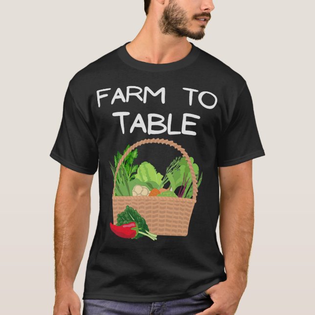 Camiseta S2 Granja A La Mesa Comer Agricultor Local (13) (Anverso)