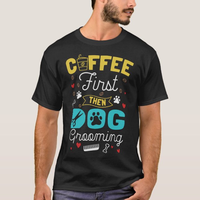 Camiseta S2 Perro Grooming Perro Grooming Groomer (10) (Anverso)