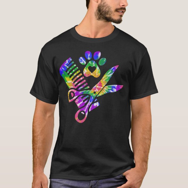 Camiseta S2 Perro Grooming Perro Grooming Groomer (112) (Anverso)