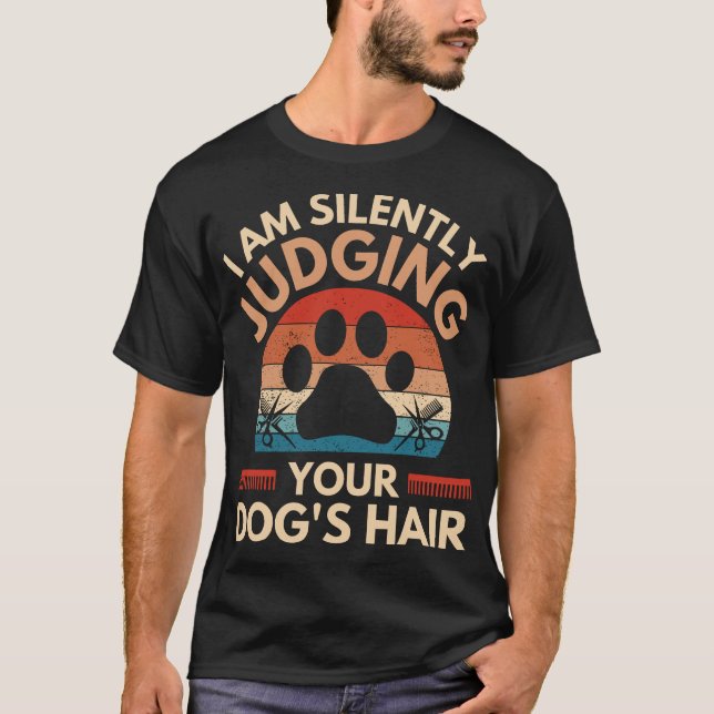 Camiseta S2 Perro Grooming Perro Grooming Groomer (12) (Anverso)