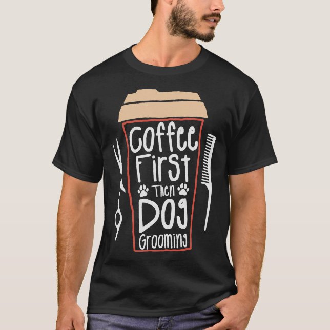 Camiseta S2 Perro Grooming Perro Grooming Groomer (132) (Anverso)