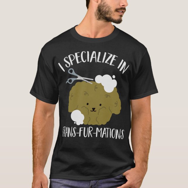 Camiseta S2 Perro Grooming Perro Grooming Groomer (27) (Anverso)