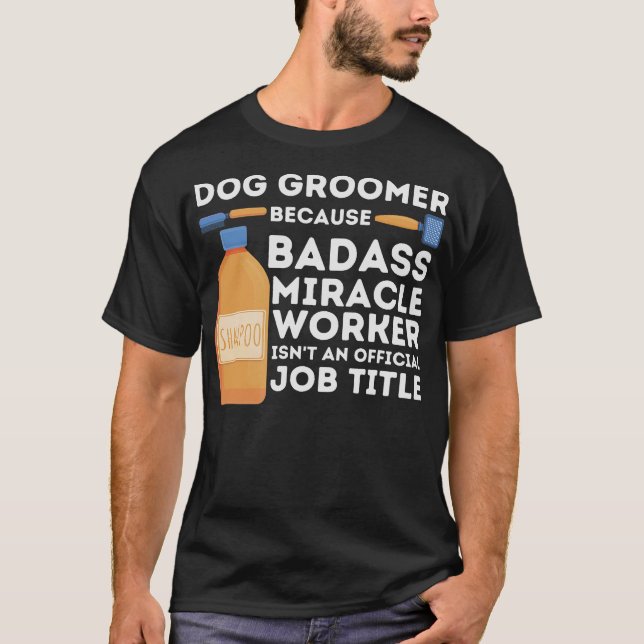 Camiseta S2 Perro Grooming Perro Grooming Groomer (3) (Anverso)