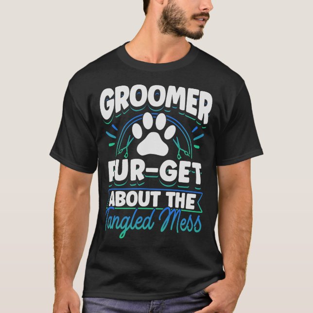 Camiseta S2 Perro Grooming Perro Grooming Groomer (55) (Anverso)