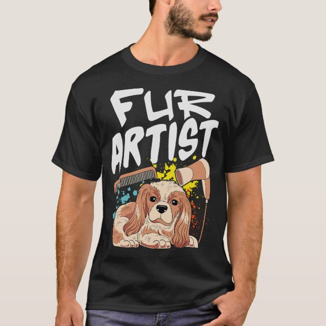 Camiseta S2 Perro Grooming Perro Grooming Groomer (73) (Anverso)