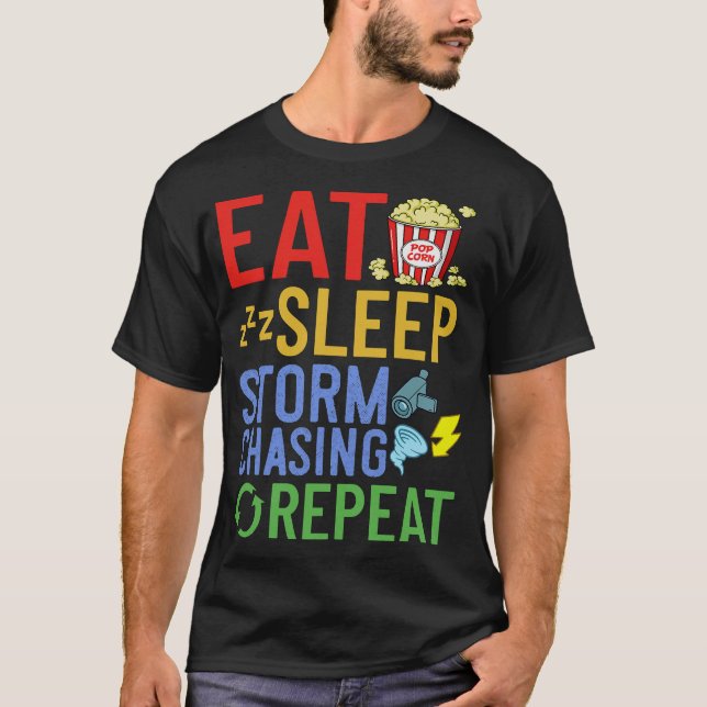 Camiseta S2 Persecución de Tormentas Perseguidor de Torment (Anverso)