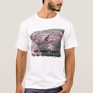 Camiseta S4020060, nunca le dejaré o le abandonaré