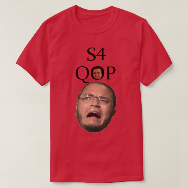 Camiseta s4 Qop Wut Face (Diseño del anverso)