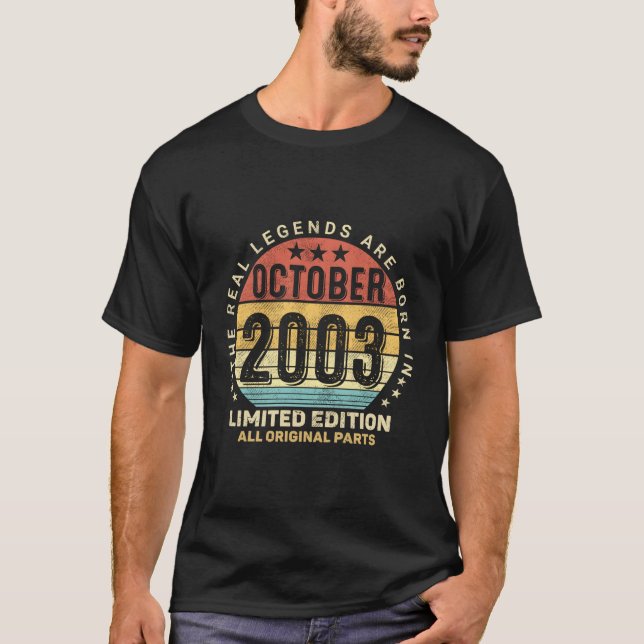 Camiseta S 20 Increíble Desde Octubre 2003 (Anverso)