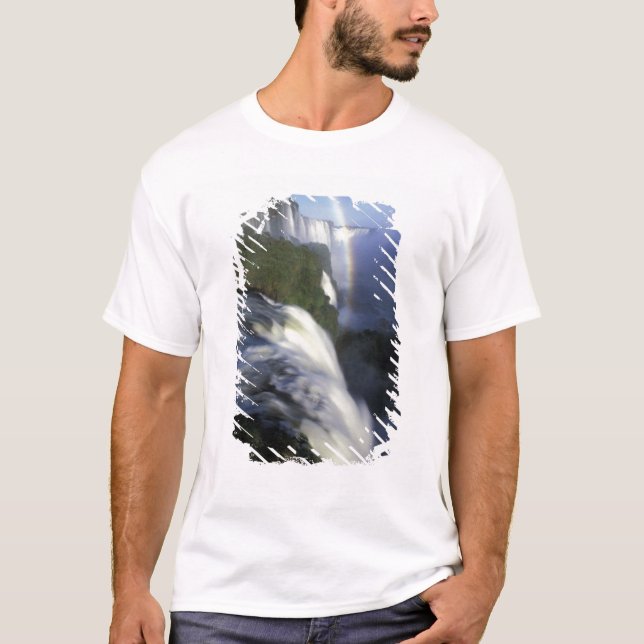 Camiseta S.A., Brasil, Cataratas del Iguassu caen con arco  (Anverso)