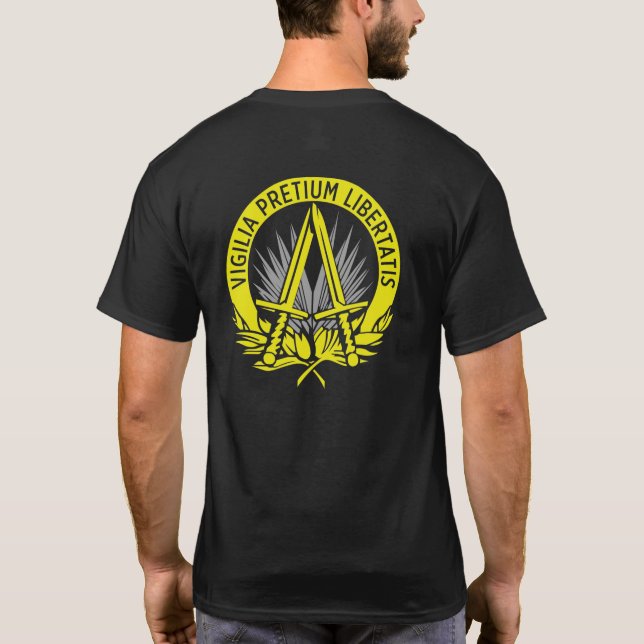 Camiseta S.A.C.E.U.R. - Comandante aliado supremo de Europa (Reverso)