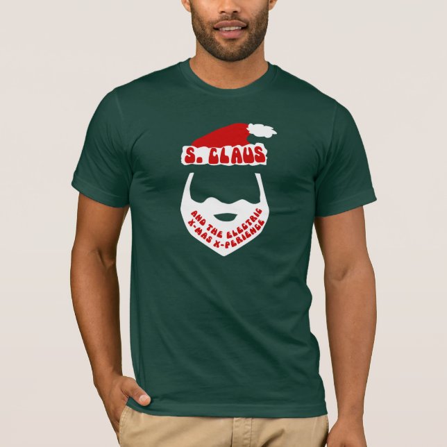 Camiseta S. Claus y el viaje eléctrico de Navidad (Anverso)