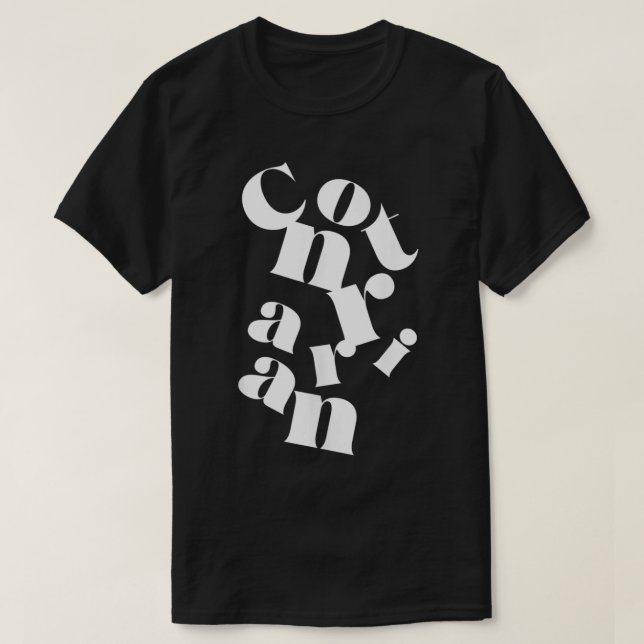 Camiseta s Con Palabras Contrarias (Diseño del anverso)
