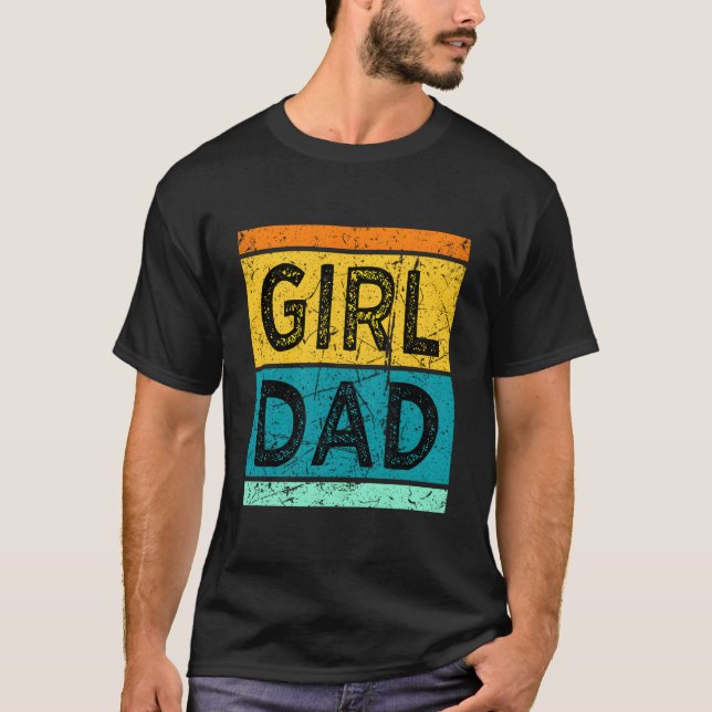Camiseta S Dad With Daughters Hashtag For (Anverso)