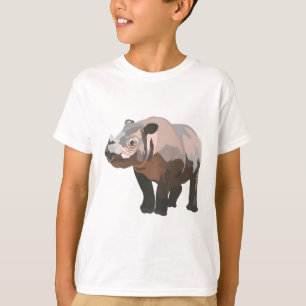 Camiseta S es para el rinoceronte de Sumatra