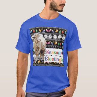 Camiseta S es para Navidad de ovejas - único
