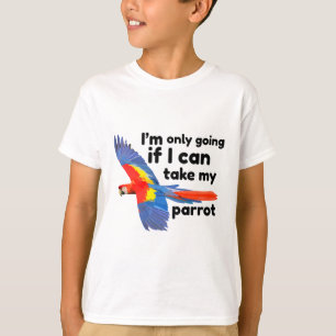 Camiseta S es para Scarlet Macaw