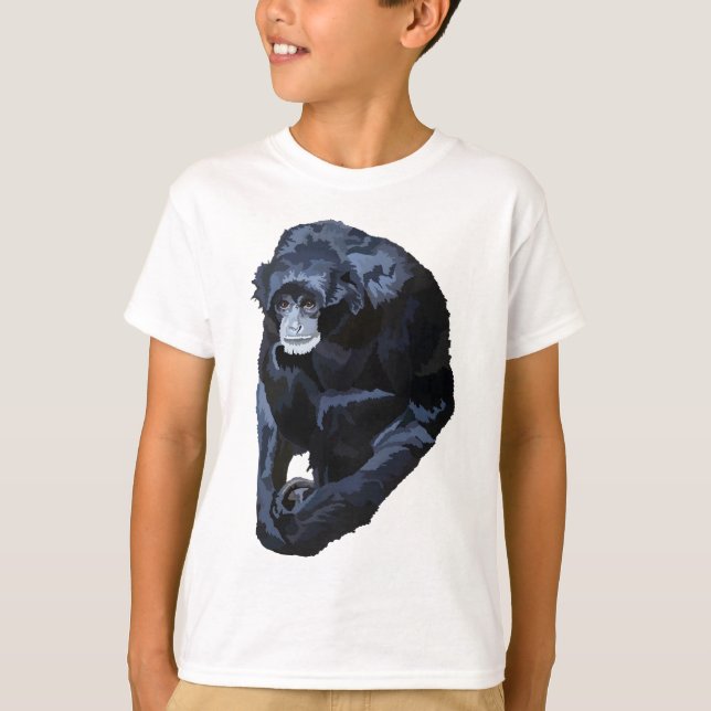 Camiseta S es para Siamang Gibbon (Anverso)