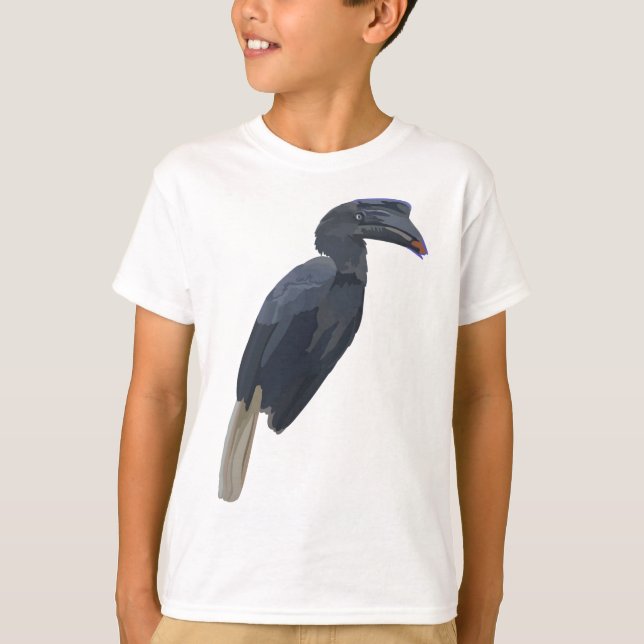Camiseta S es para Sulu Hornbill (Anverso)